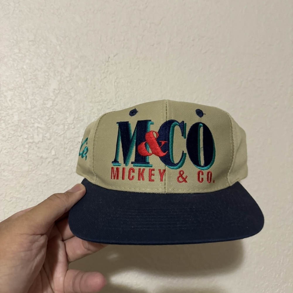 Vintage Disney Mickey Mouse & Co Snapback Hat